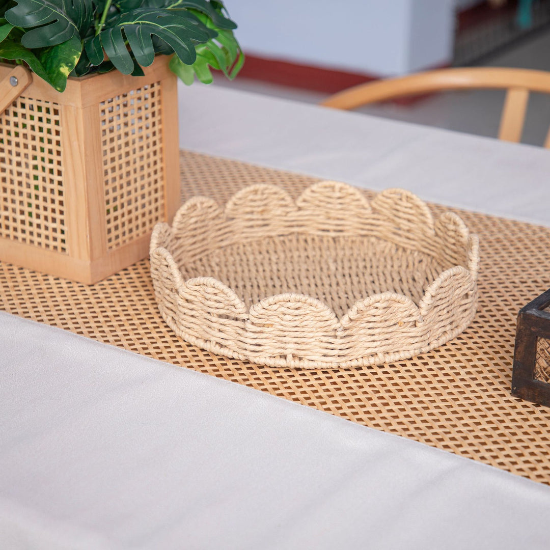 Decorative Woven Serving Trays