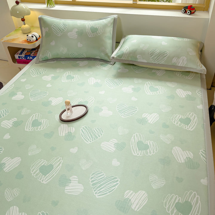 Geometric Print Soft Cotton Bedspread