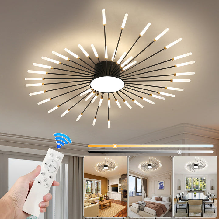 Star Explosion Ceiling Light