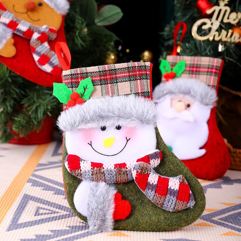 Christmas Fabric Sock