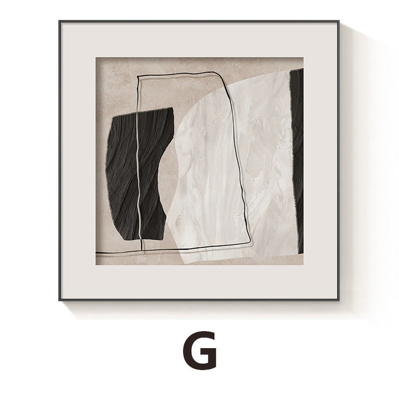 Abstract Textured Framed Art