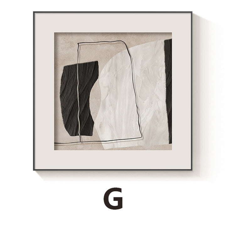 Abstract Textured Framed Art