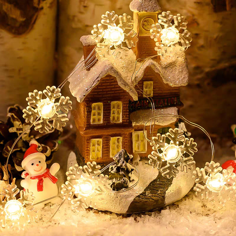 Christmas Reindeer Glass LED String Lights