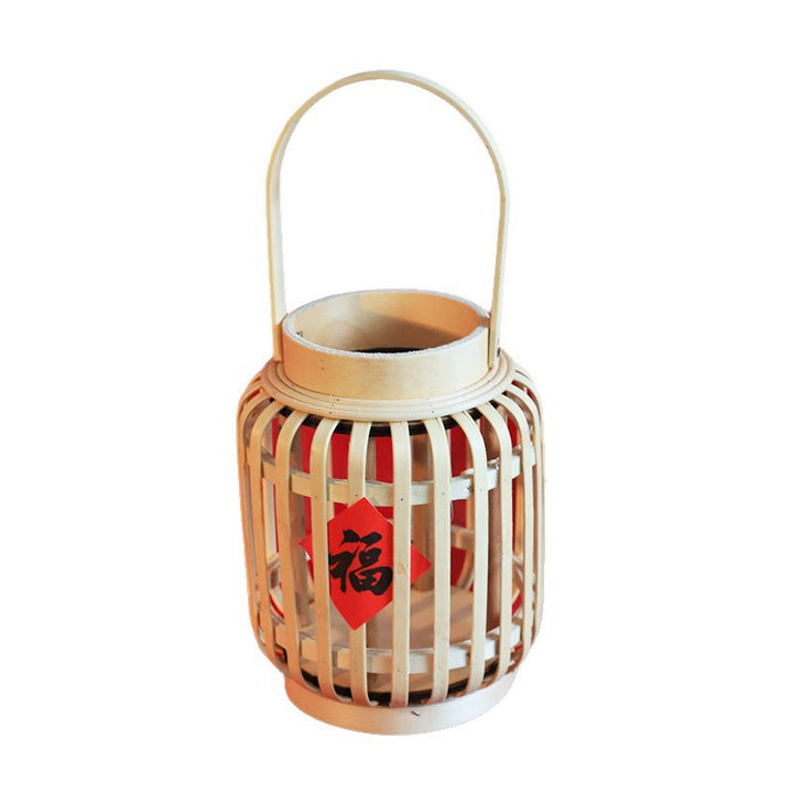 Decorative Lamp Shade Made of Natural Bamboo