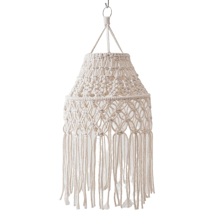 Macramé Bohemian Hanging Pendant Light Shade