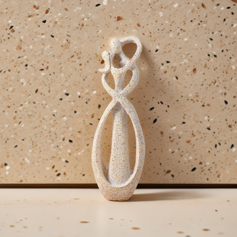 Abstract Love Embrace Figurine