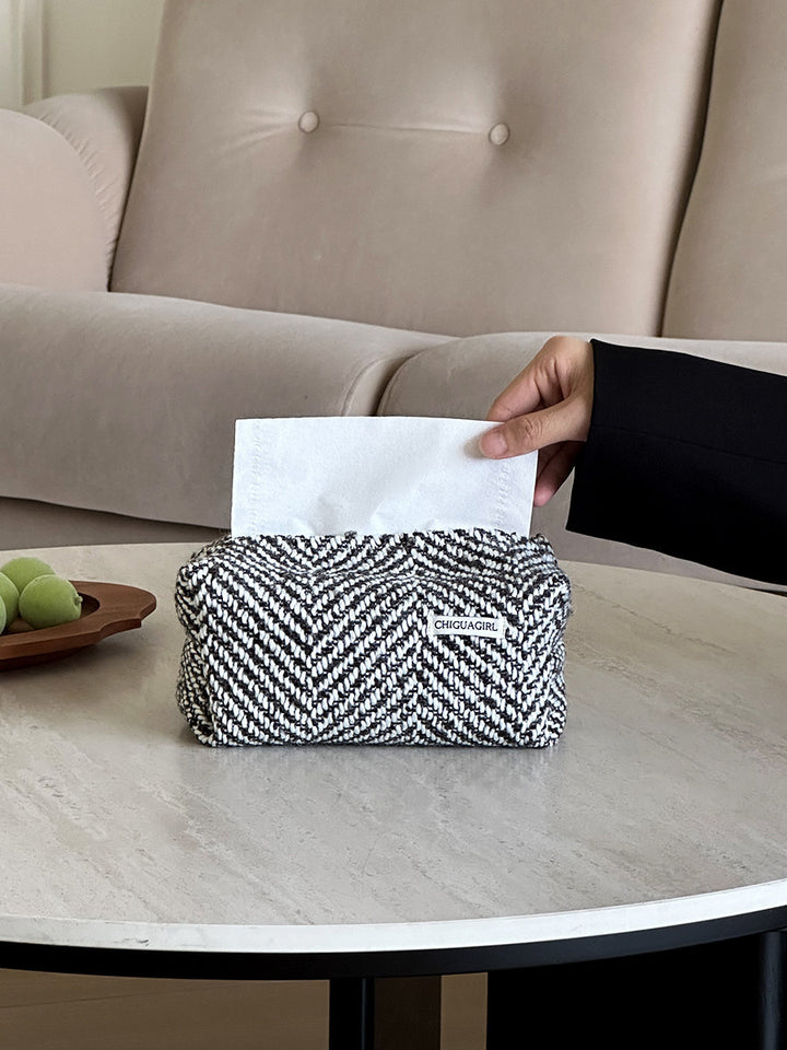 Cozy Knit Tissue Box Cover