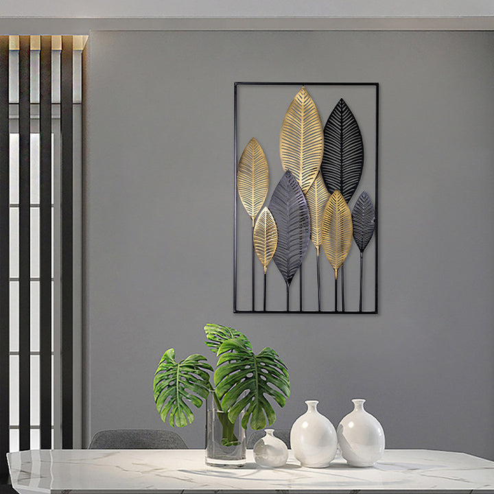 Artistic Metal Leaf Wall Sculpture