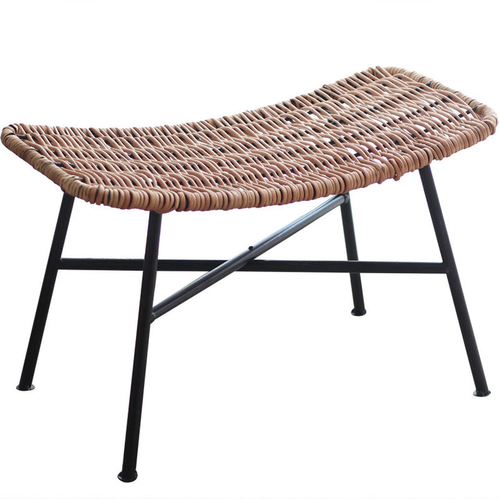 Modern Stool made of woven rattan
