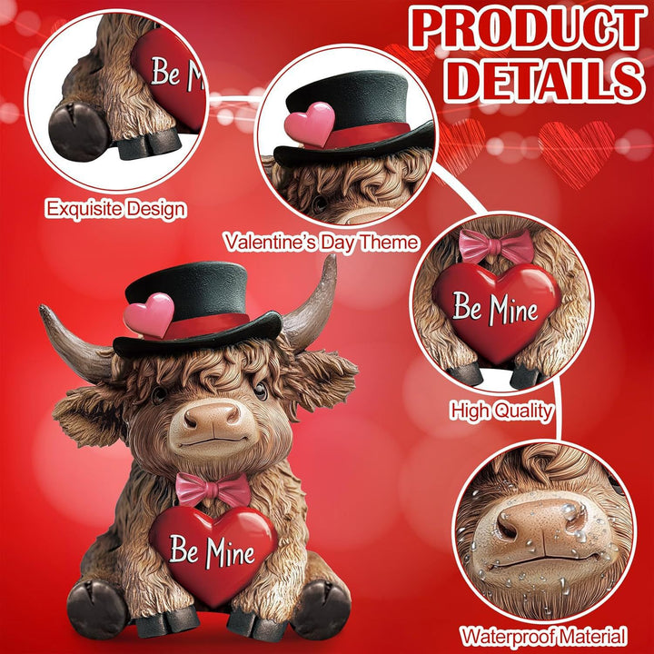 Decorative Highland Cattle Duo Stones