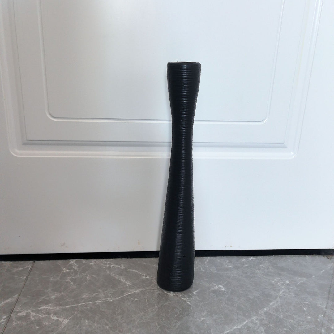 Textured Tall Decorative Vase
