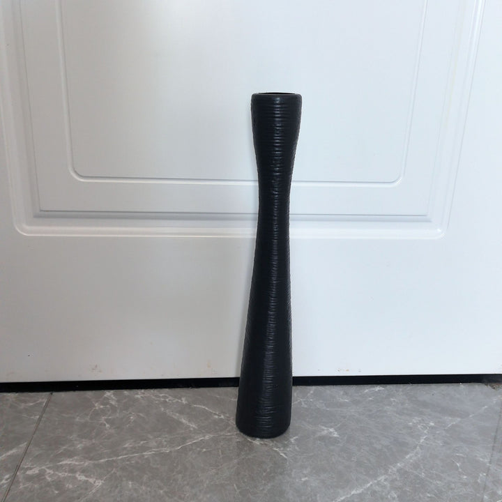 Textured Tall Decorative Vase