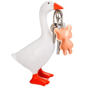 Playful Goose Figurine