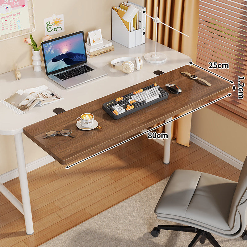 Long Under-Desk Pull-Out Sliding Keyboard and Work Surface Shelf