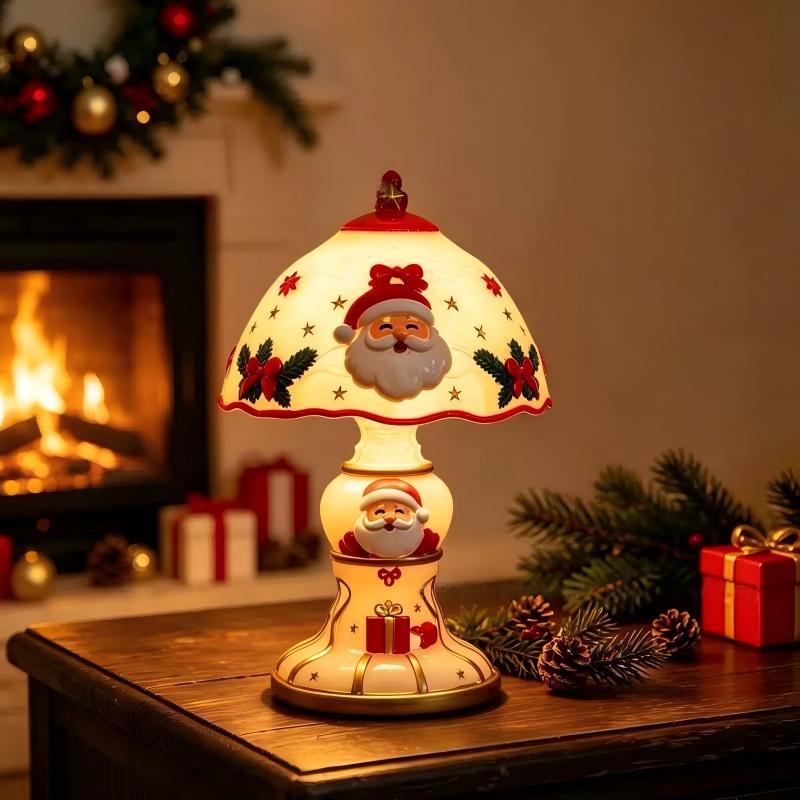 Decorative table lamp in reindeer design