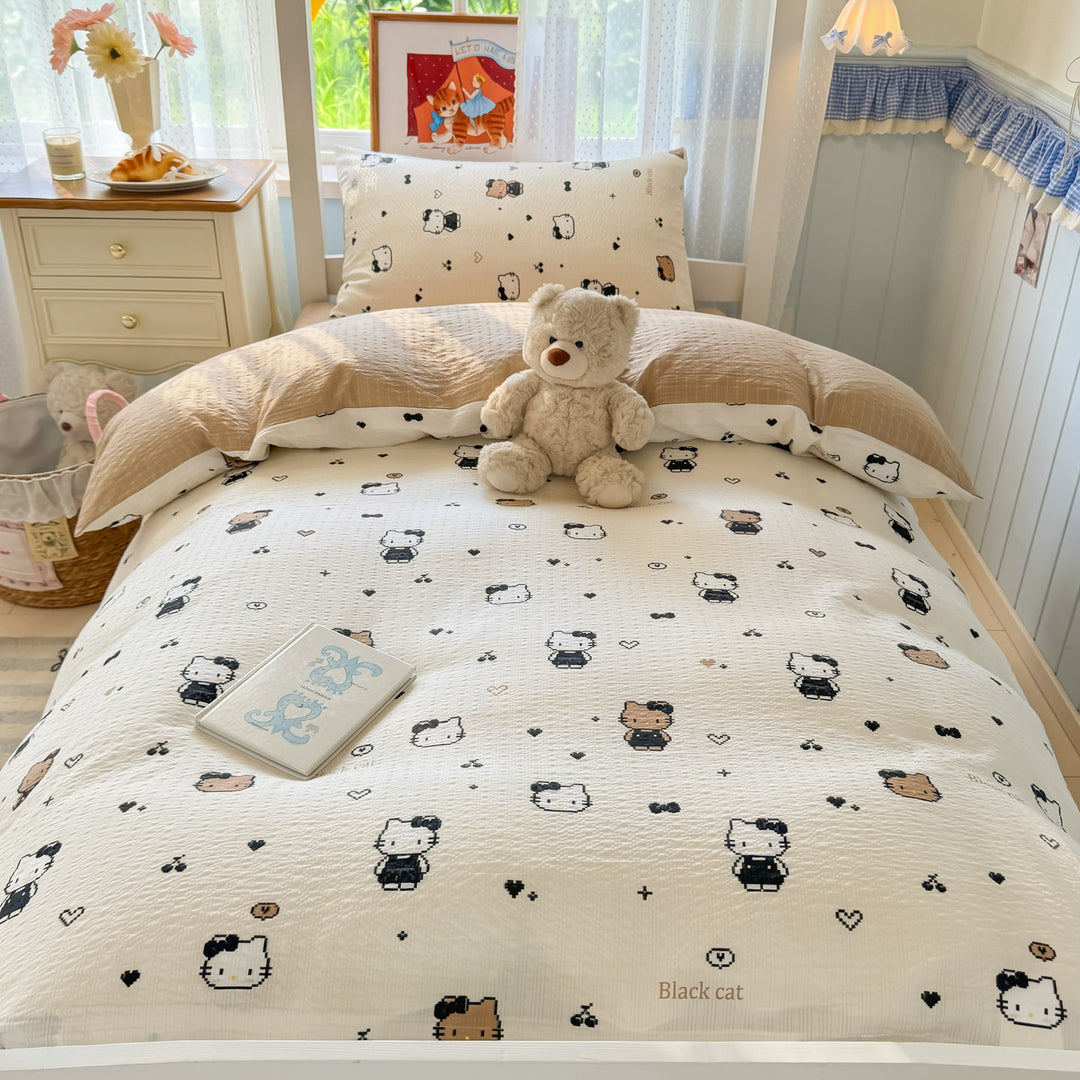 Geometric Patterned Bedding Set