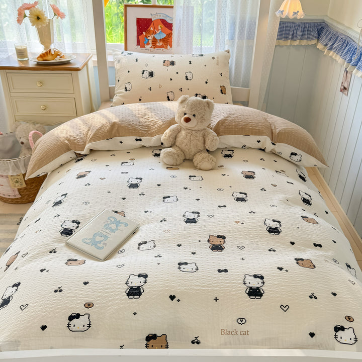 Geometric Patterned Bedding Set