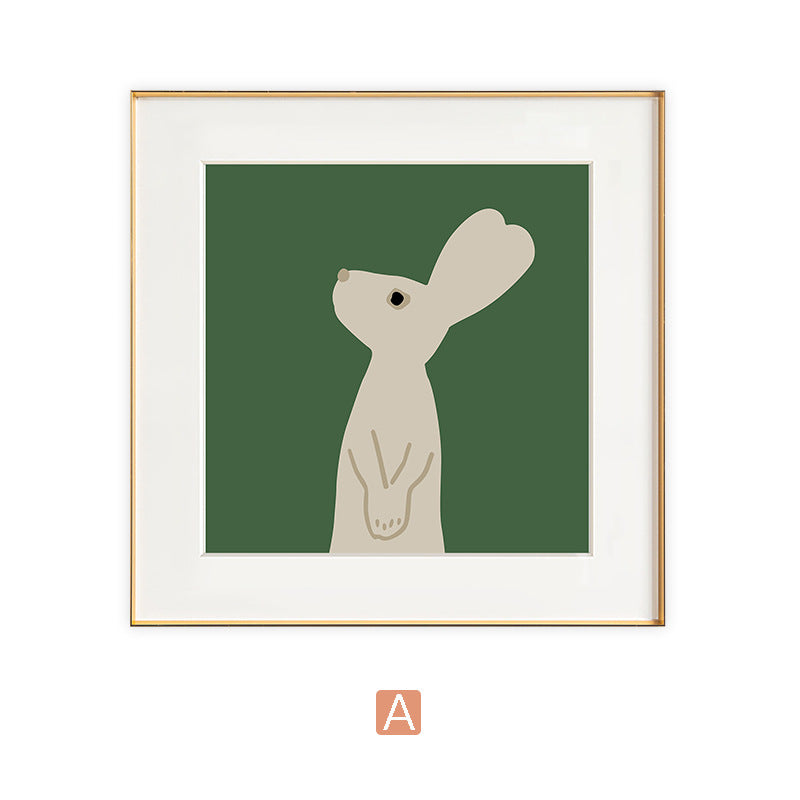 Framed Bear-Themed Art Print