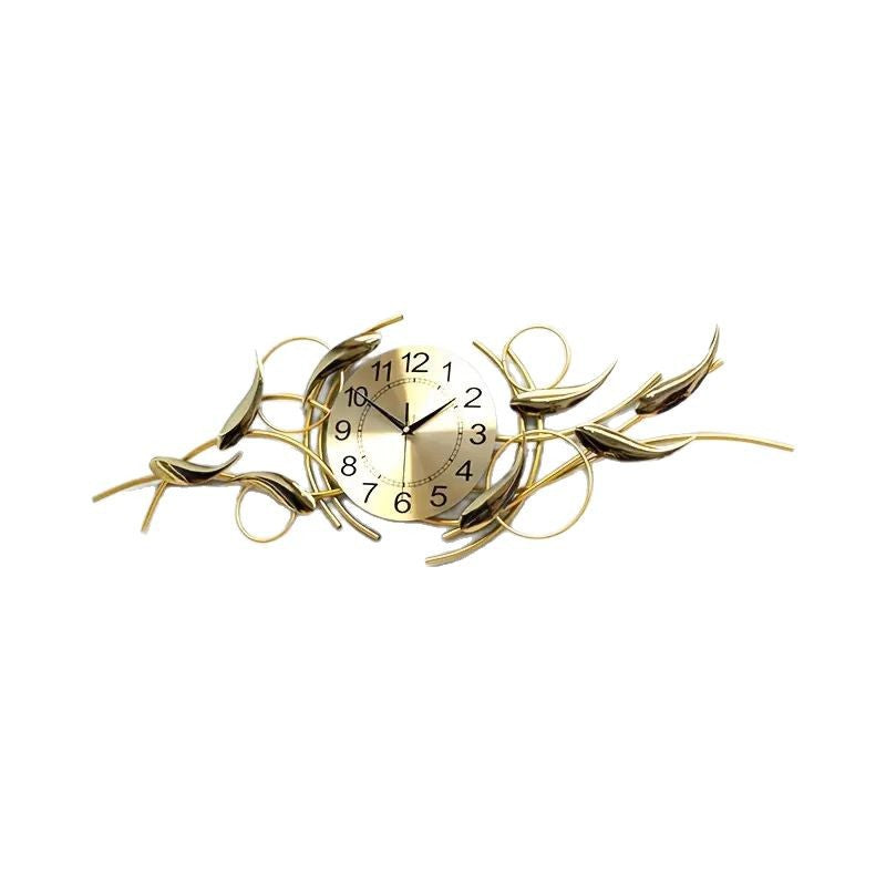 Ornate Decorative Metal Wall Clock