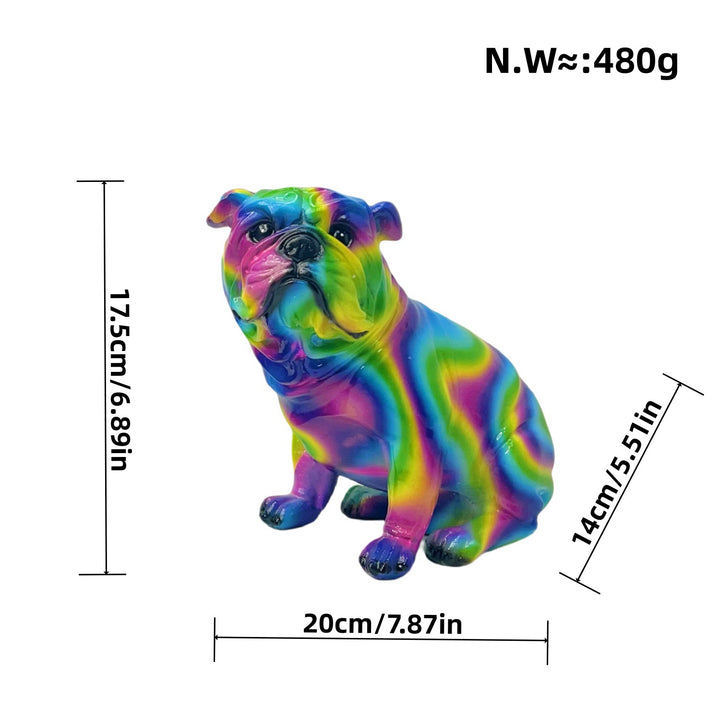 Artful Bulldog Figurine