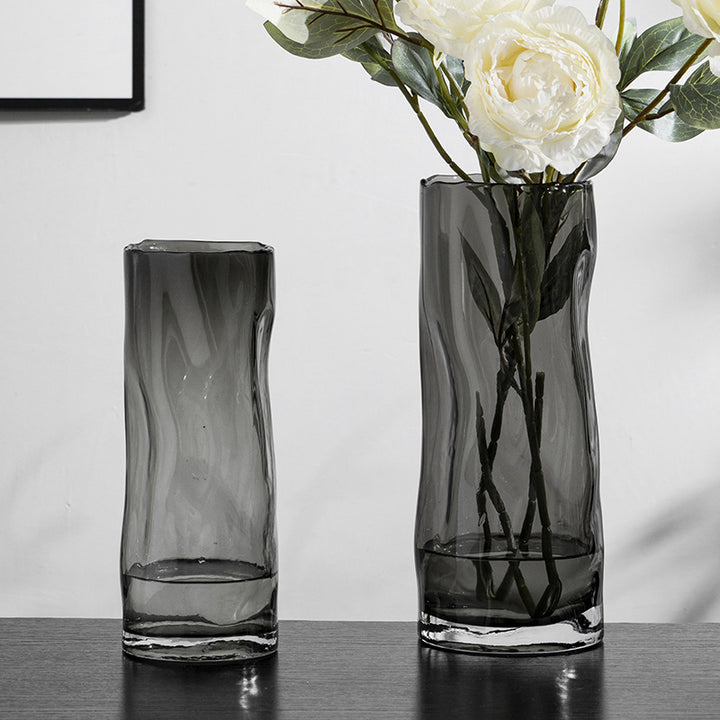 Artistic Swirled Glass Vase