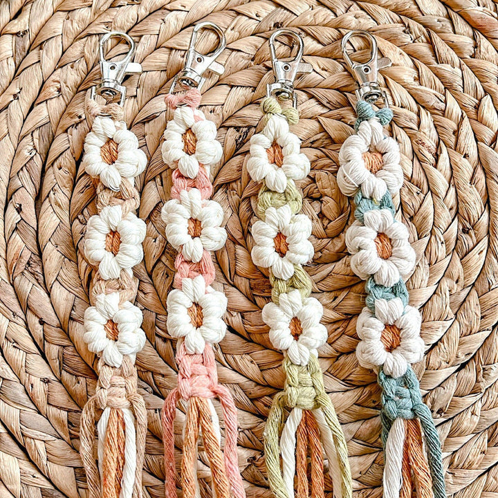 Macrame Tassel Keychain