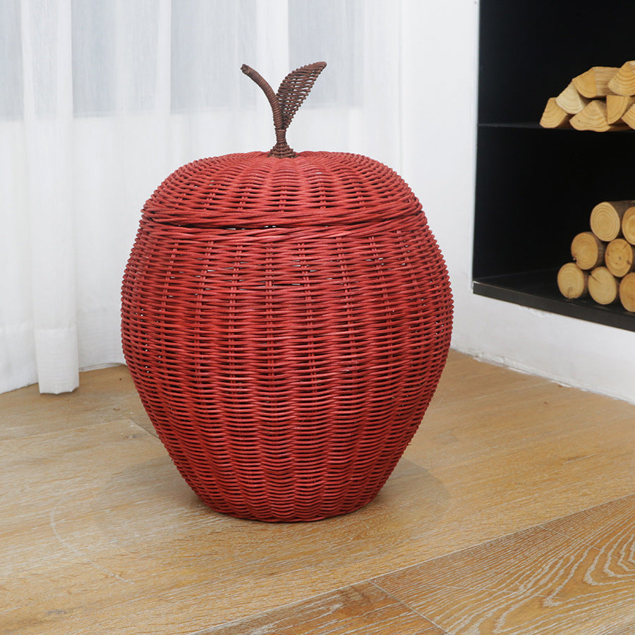 Stylish storage basket in apple design