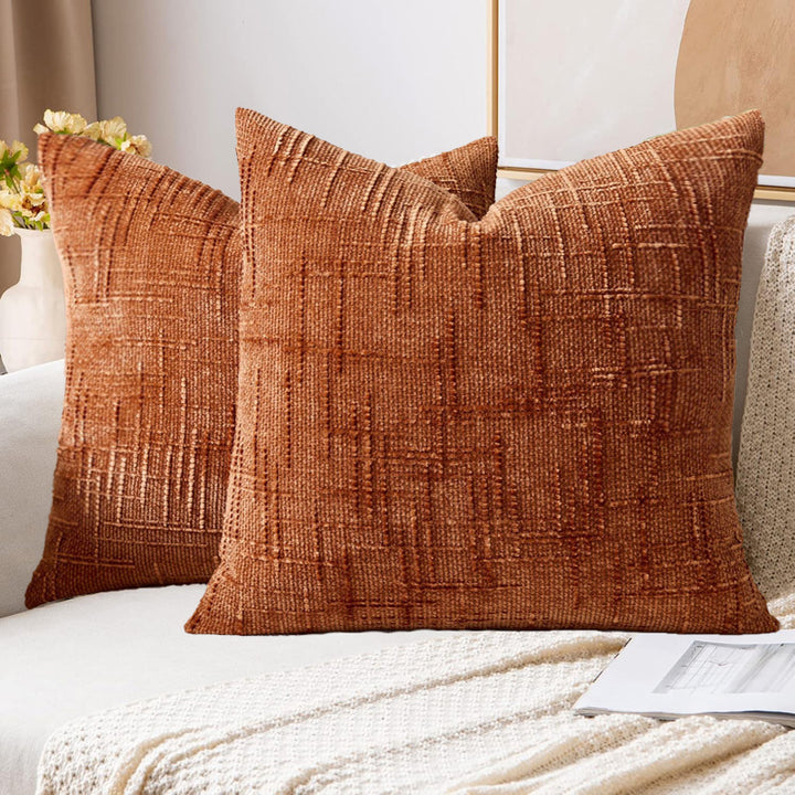 Luxurious Textured Decorative Throw Pillow