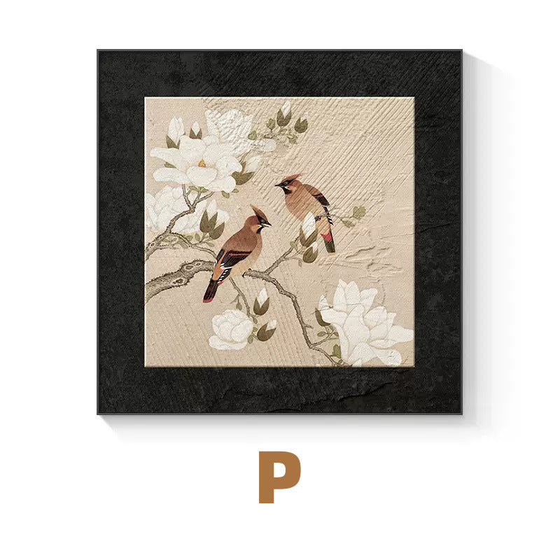 Decorative Floral Framed Artwork