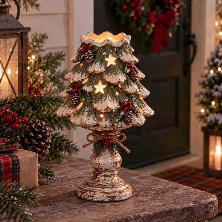 Decorative nutcracker table lamp