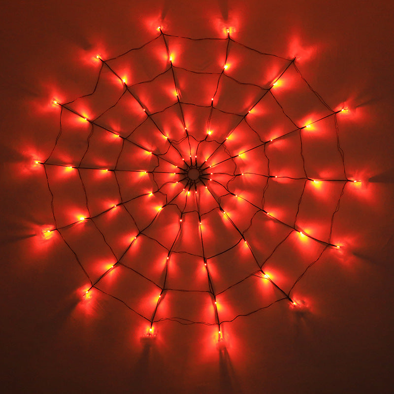 Spiderweb-Net LED wall accent with micro LED lamp array