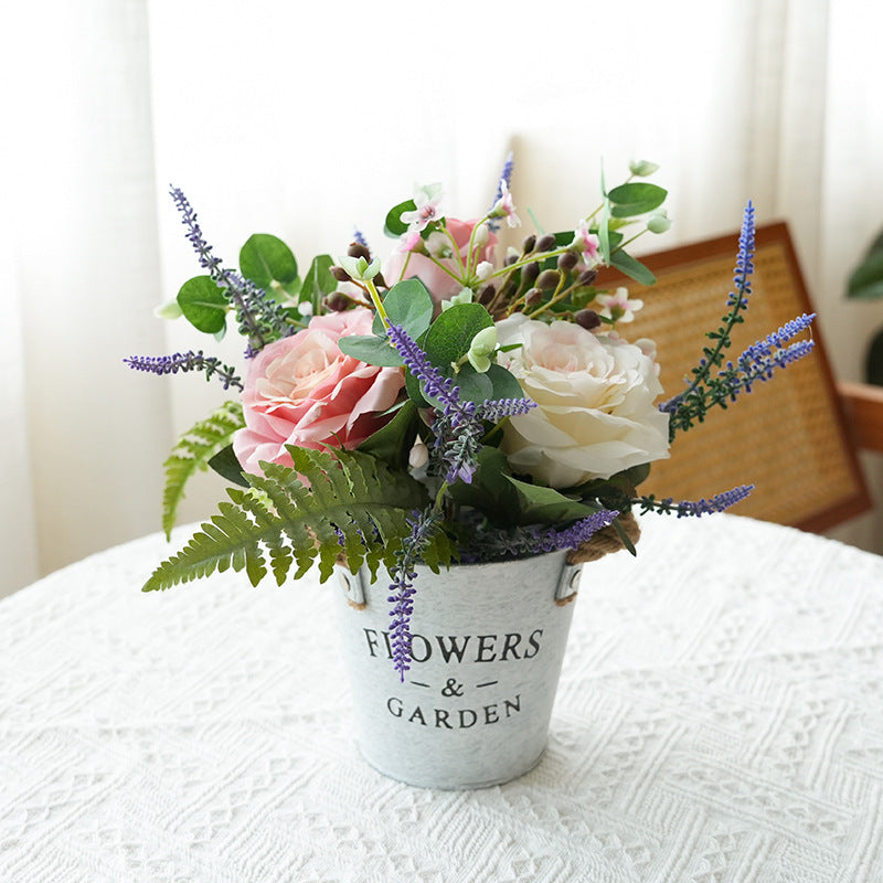 Decorative artificial flower bouquet