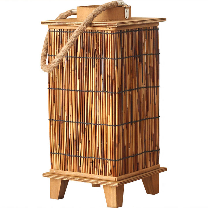 Handcrafted lantern made of natural material