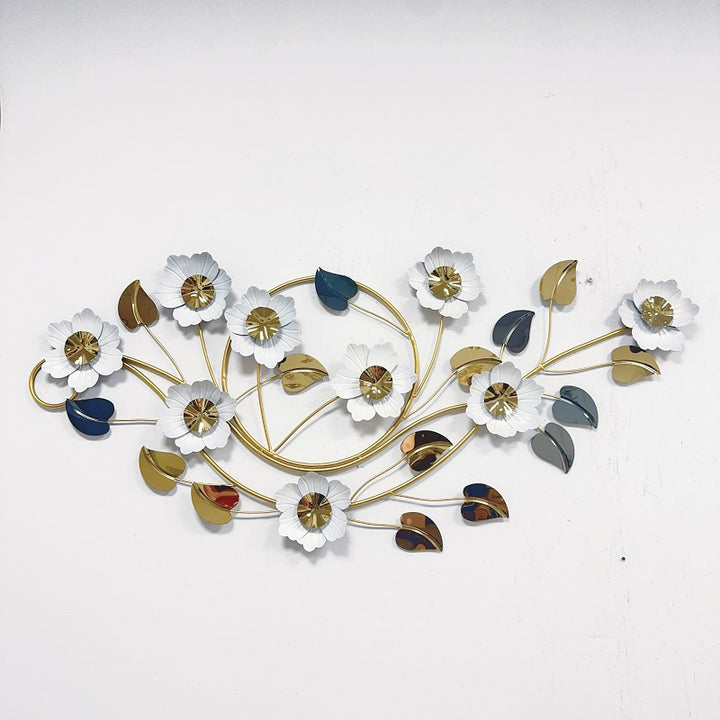 Floral Metal Wall Art Decor