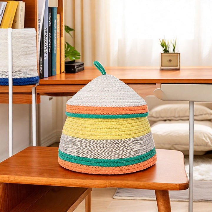 Playful Storage Basket in Rabbit Design