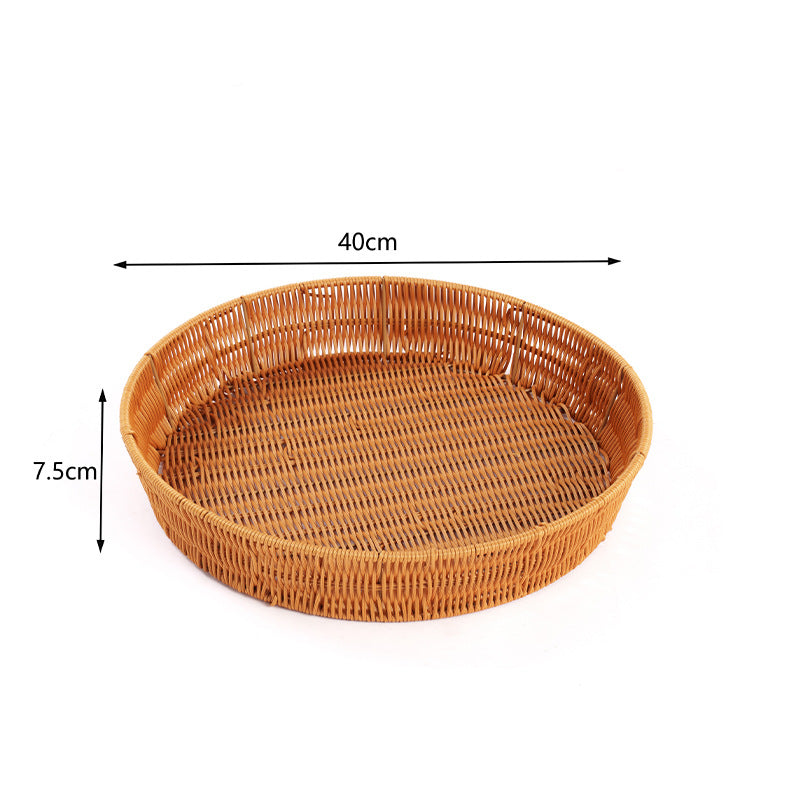 Handwoven Decorative Serving Tray