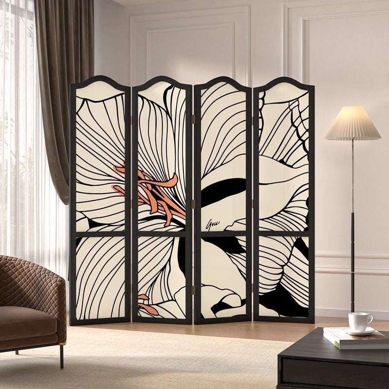 Flower Motif Room Divider