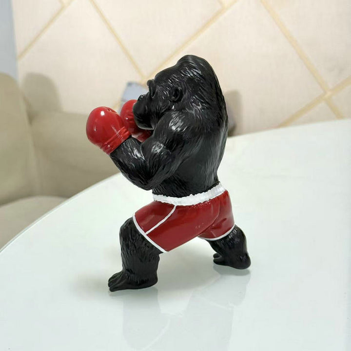 Boxing Gorilla Statue