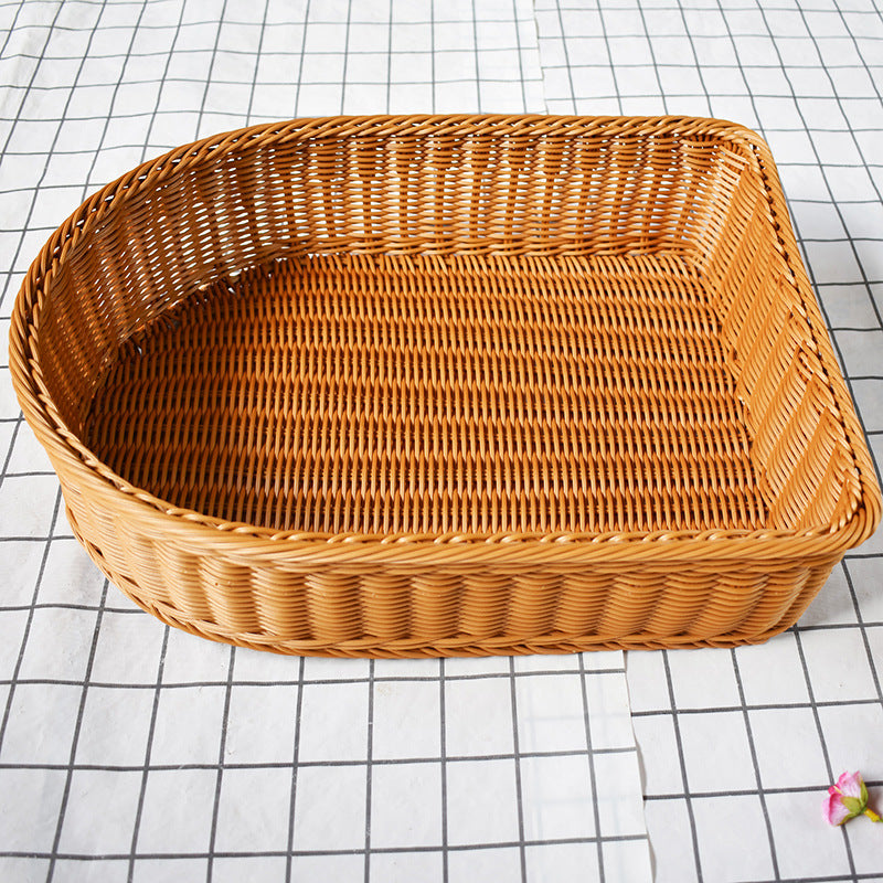 Handwoven Oval Storage Basket