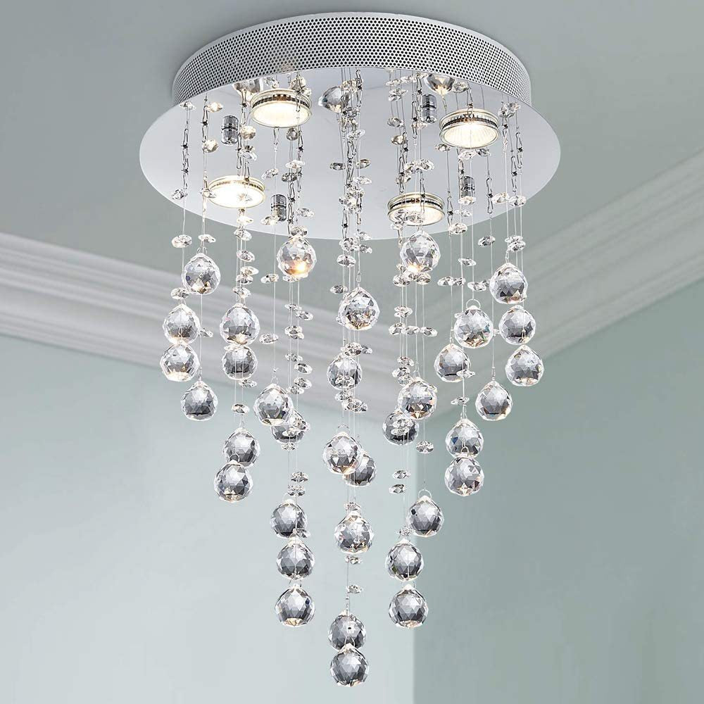 Crystal Raindrop Pendant Light