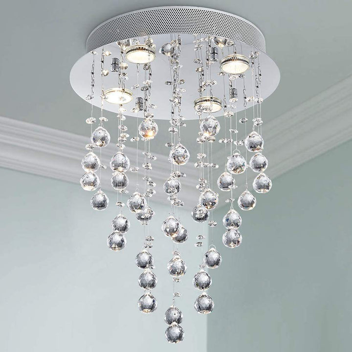 Crystal Raindrop Pendant Light