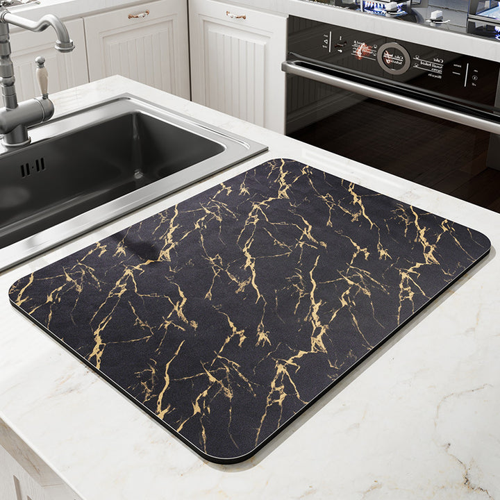 Vintage Mosaic Kitchen Counter Mat