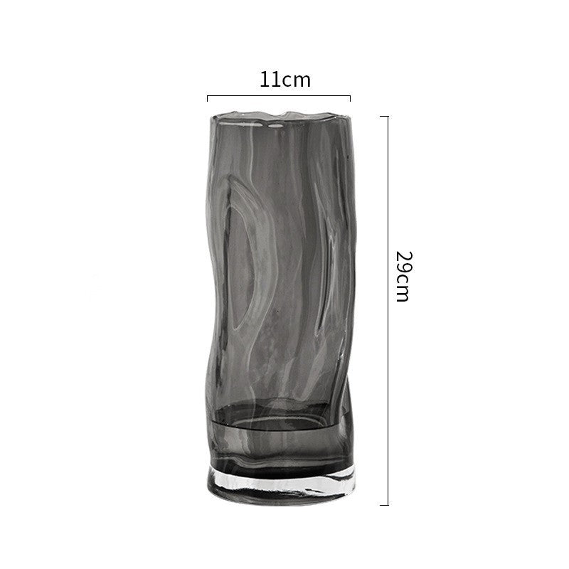 Artistic Swirled Glass Vase