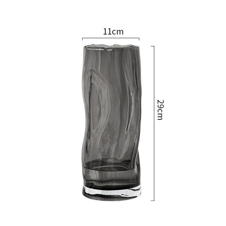 Artistic Swirled Glass Vase