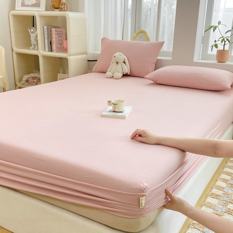 Stretchy Ribbed Mattress Protector