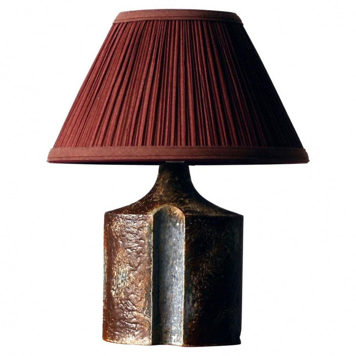 Artistic wooden table lamp