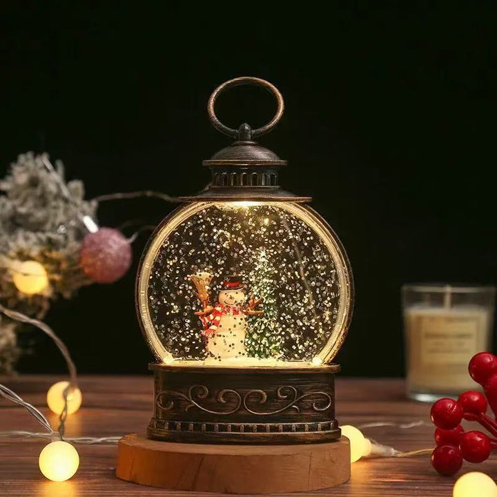Snow Globe Lamp