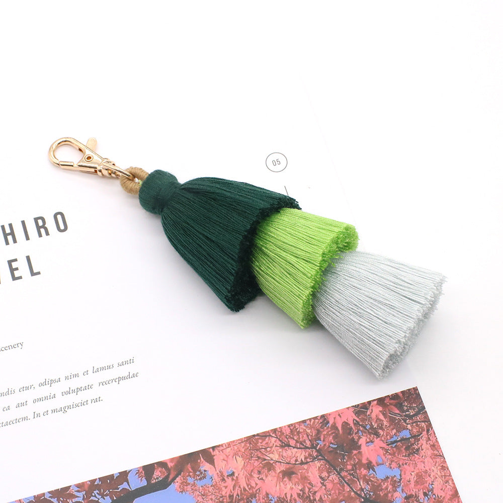 Decorative Macrame Keychain