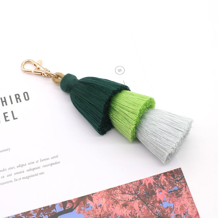 Decorative Macrame Keychain