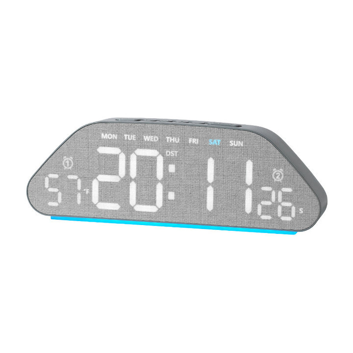 Digital alarm clock with intelligent hygrometer function
